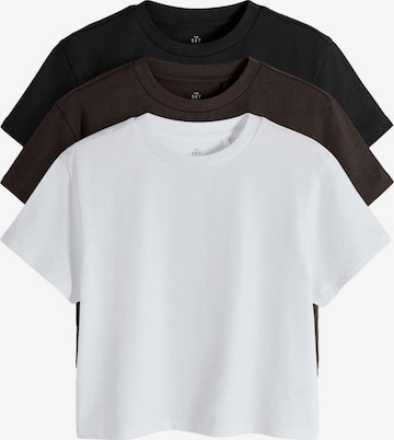 The Set T-Shirt in Braun: Vorderseite