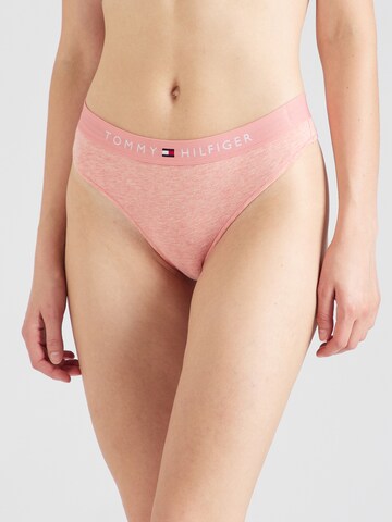 rozā Tommy Hilfiger Underwear Stringu biksītes: no priekšpuses