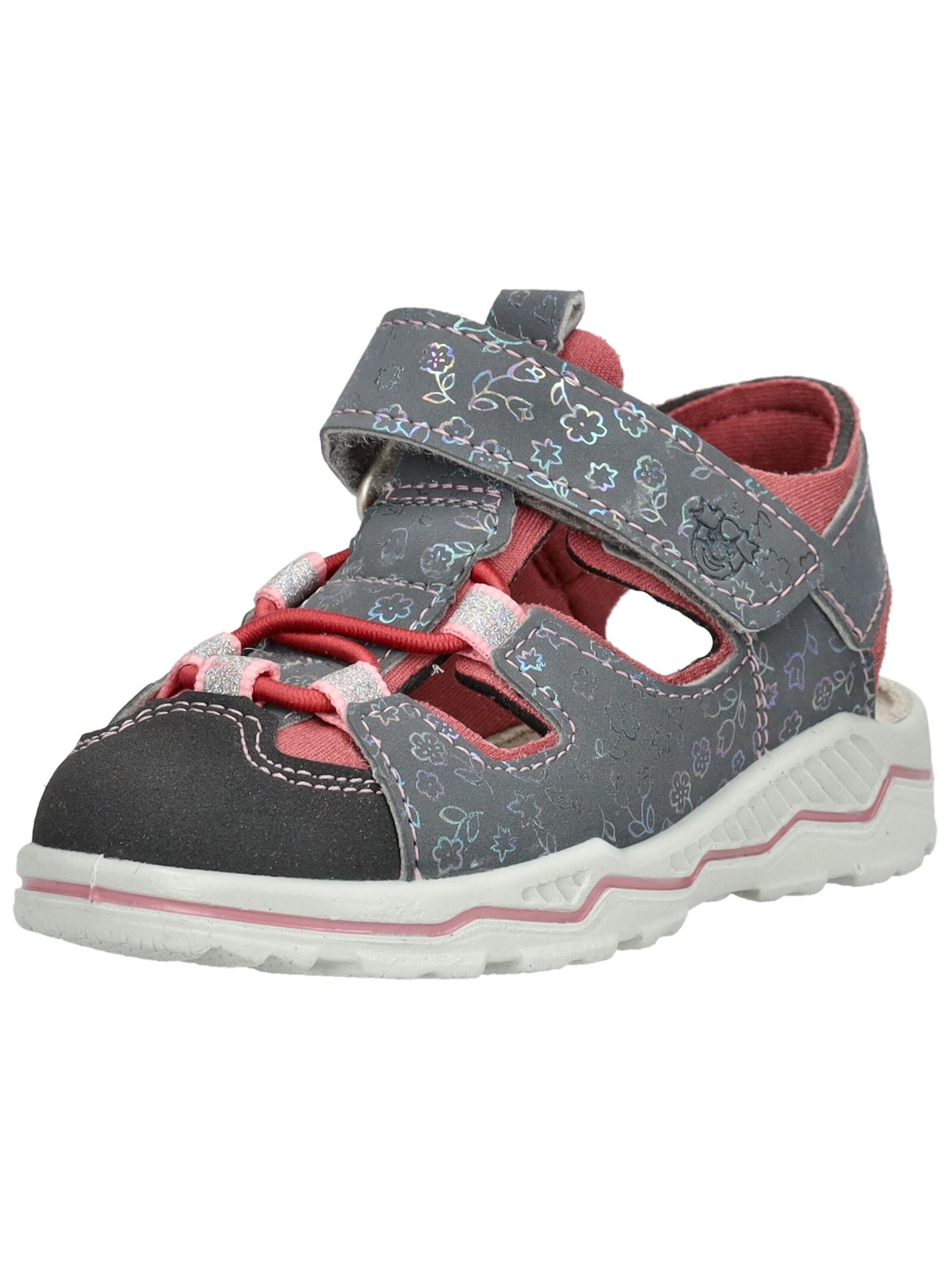 Pepino Lauflernschuh in Grau: Vorderseite