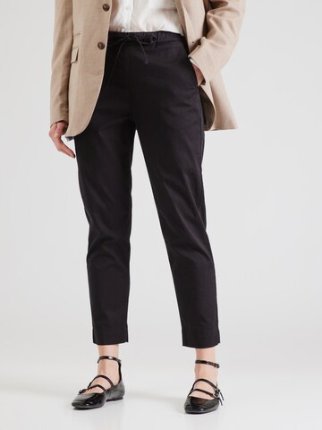 Max Mara Leisure Обычный Штаны 'MARA' в Черный: спереди