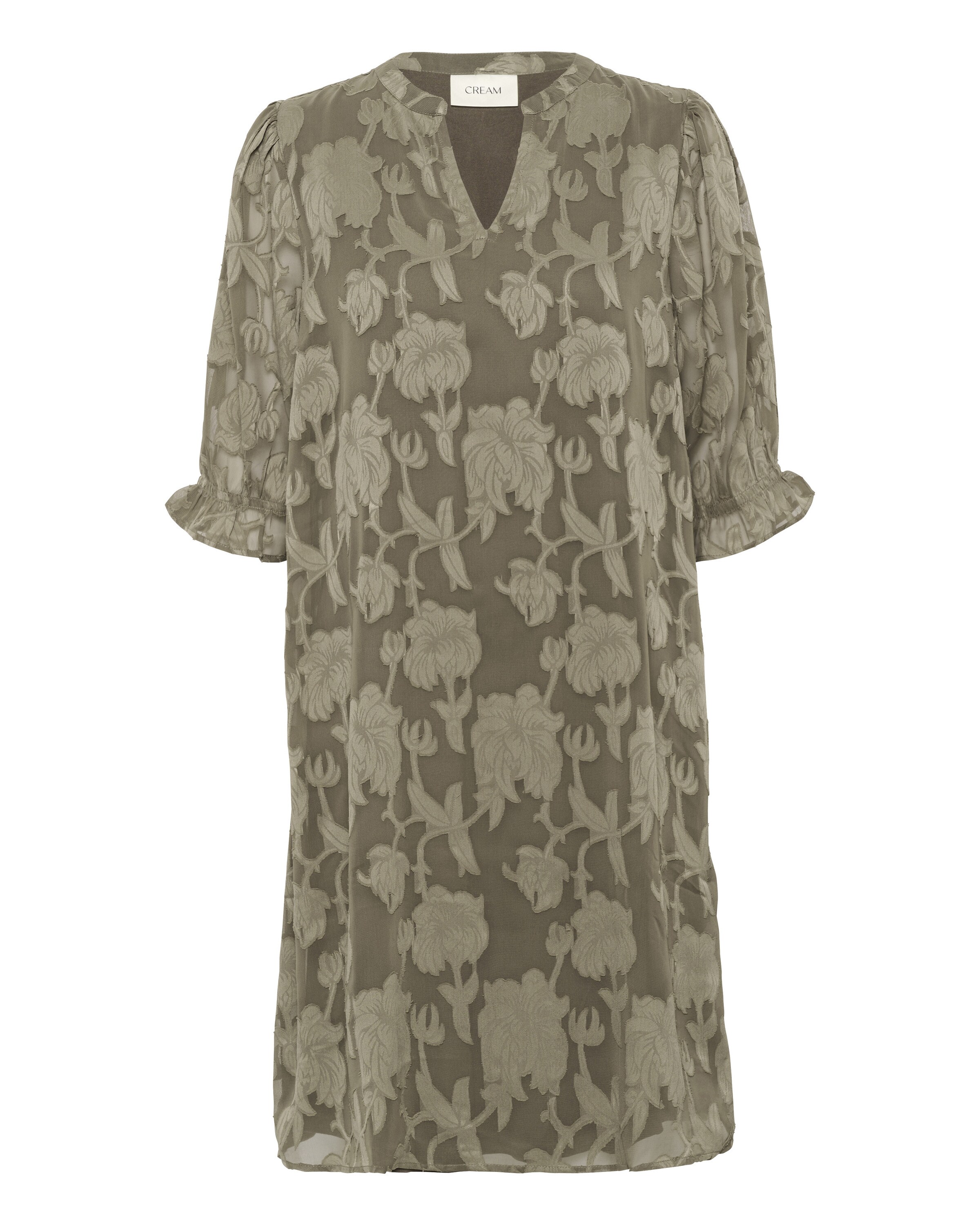 Cream Kleid 'Yana' in Grün: Vorderseite