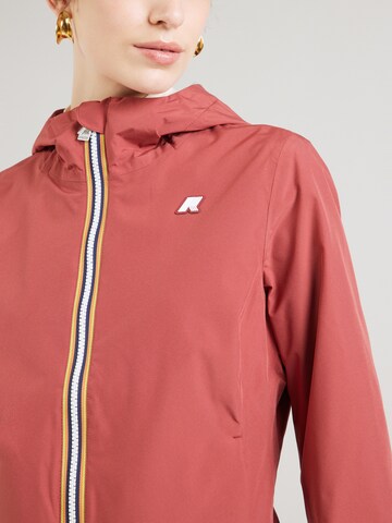 Veste mi-saison K-Way en rouge