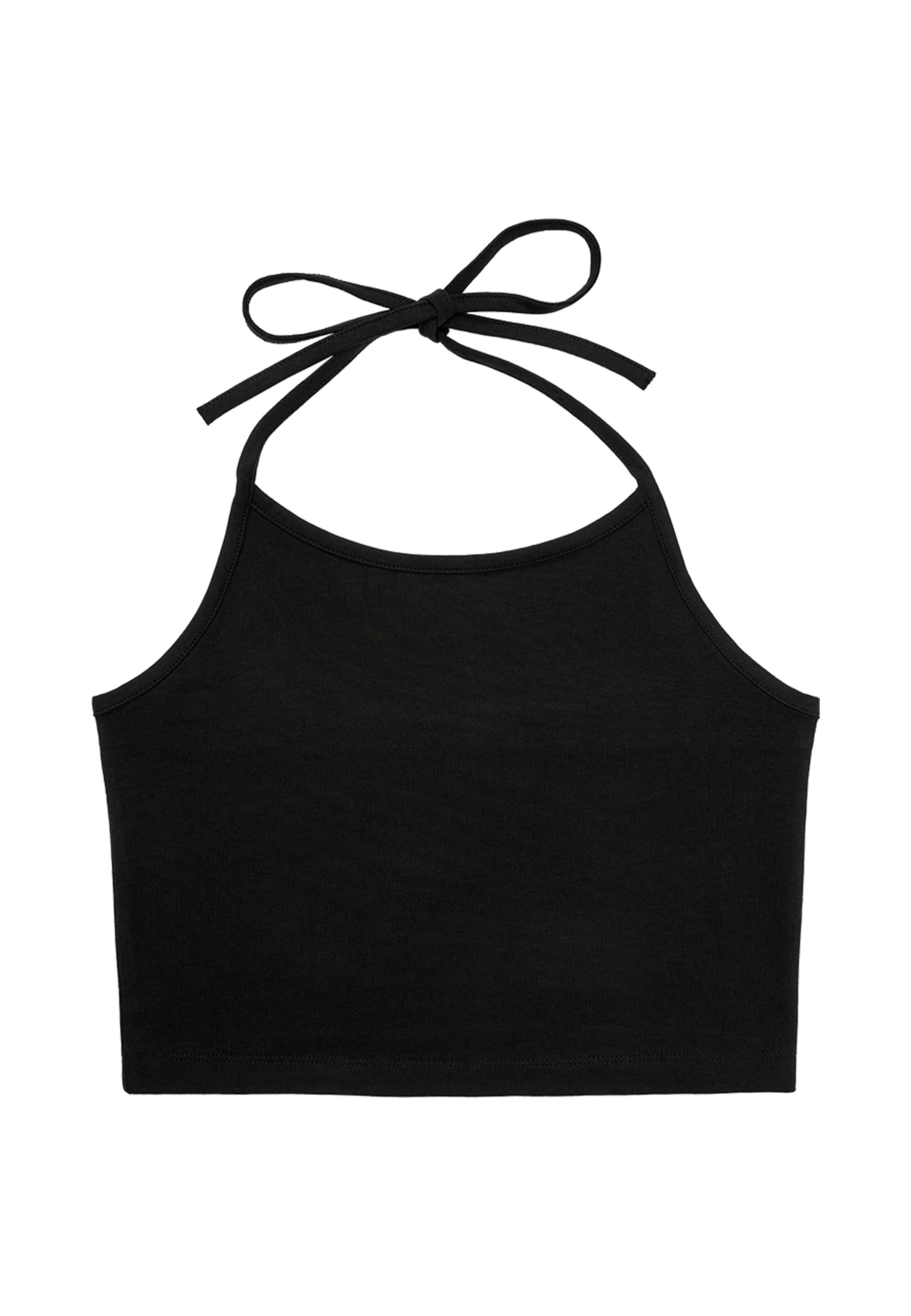 Brandit Top in Schwarz: Vorderseite