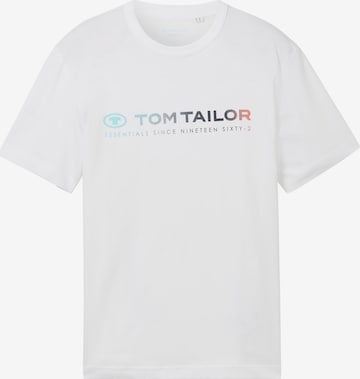 TOM TAILOR T-Shirt in Weiß: predná strana