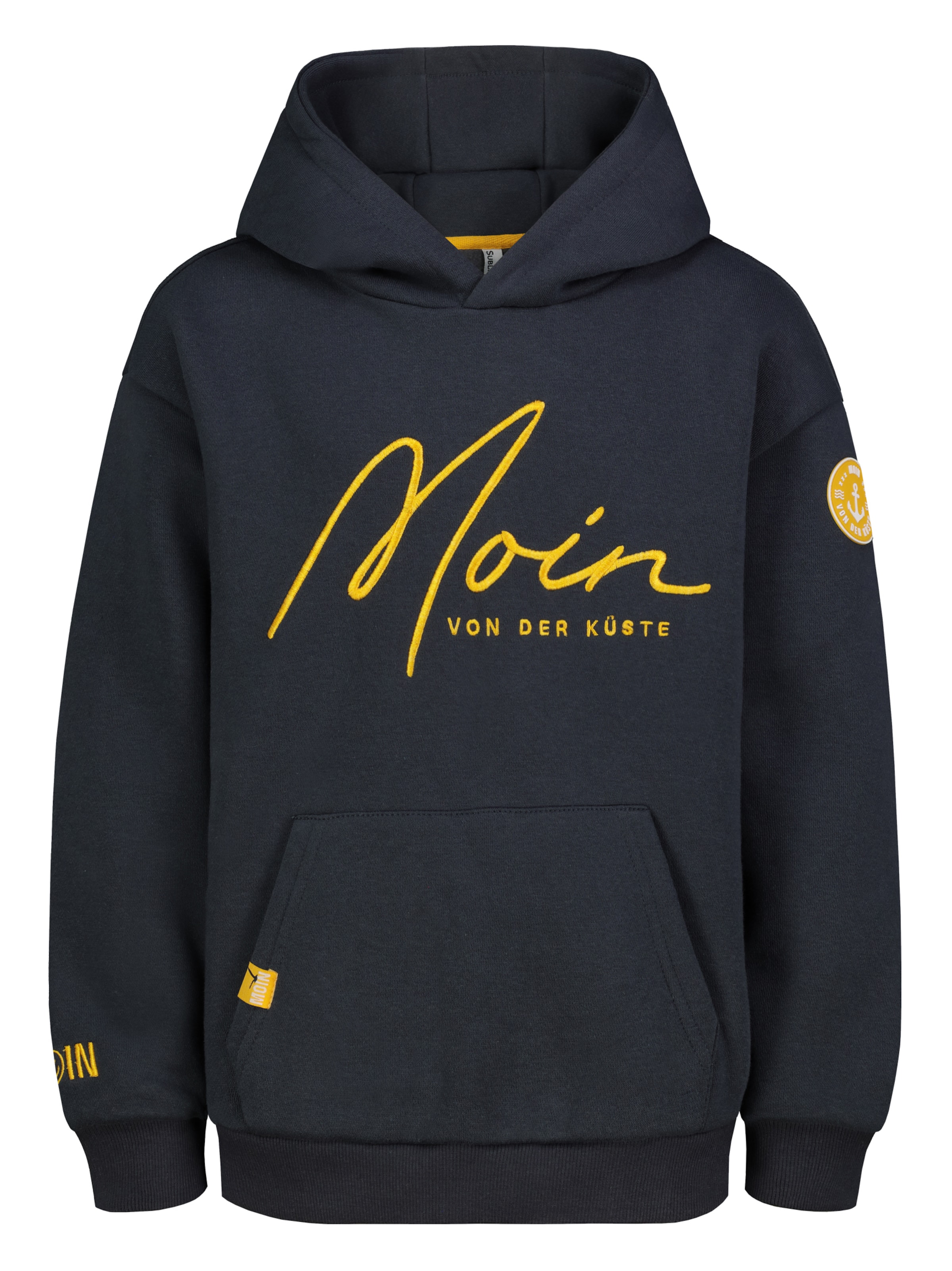 Sublevel Sweatshirt in Schwarz: Vorderseite