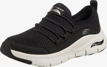 SKECHERS Slip-on 'Lucky Thoughts' in Zwart: voorkant