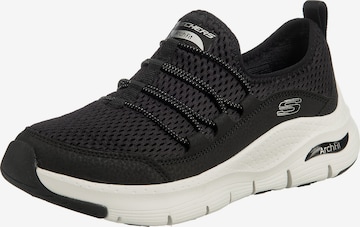 SKECHERS Slip-Ons 'Lucky Thoughts' in Black: front