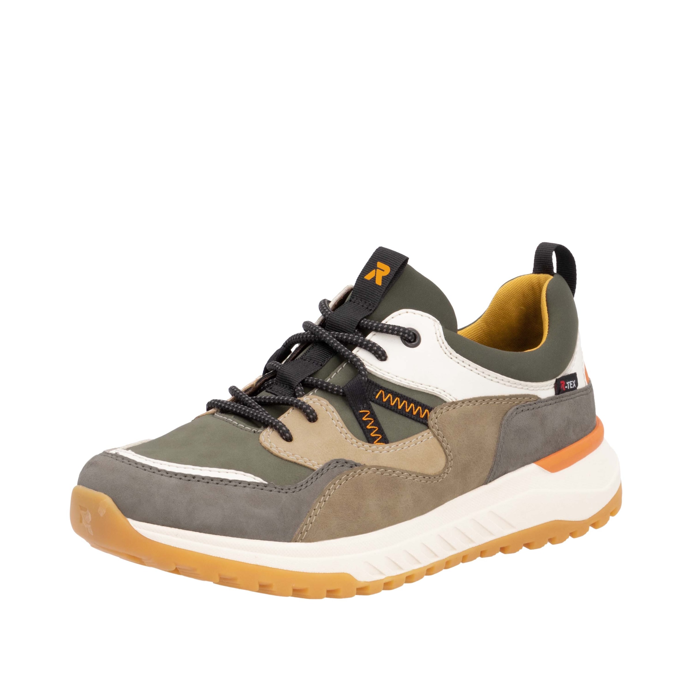 Baskets basses Rieker Sport en gris : devant