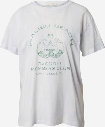 T-shirt Ragdoll LA en blanc : devant