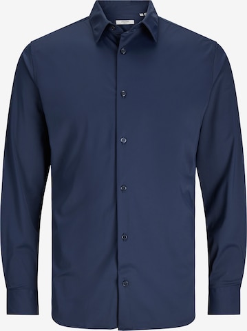 JACK & JONES Slim fit Business Shirt 'Active' in Blue: front