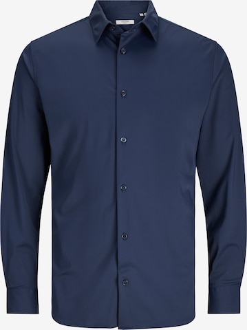 Coupe slim Chemise business 'Active' JACK & JONES en bleu : devant