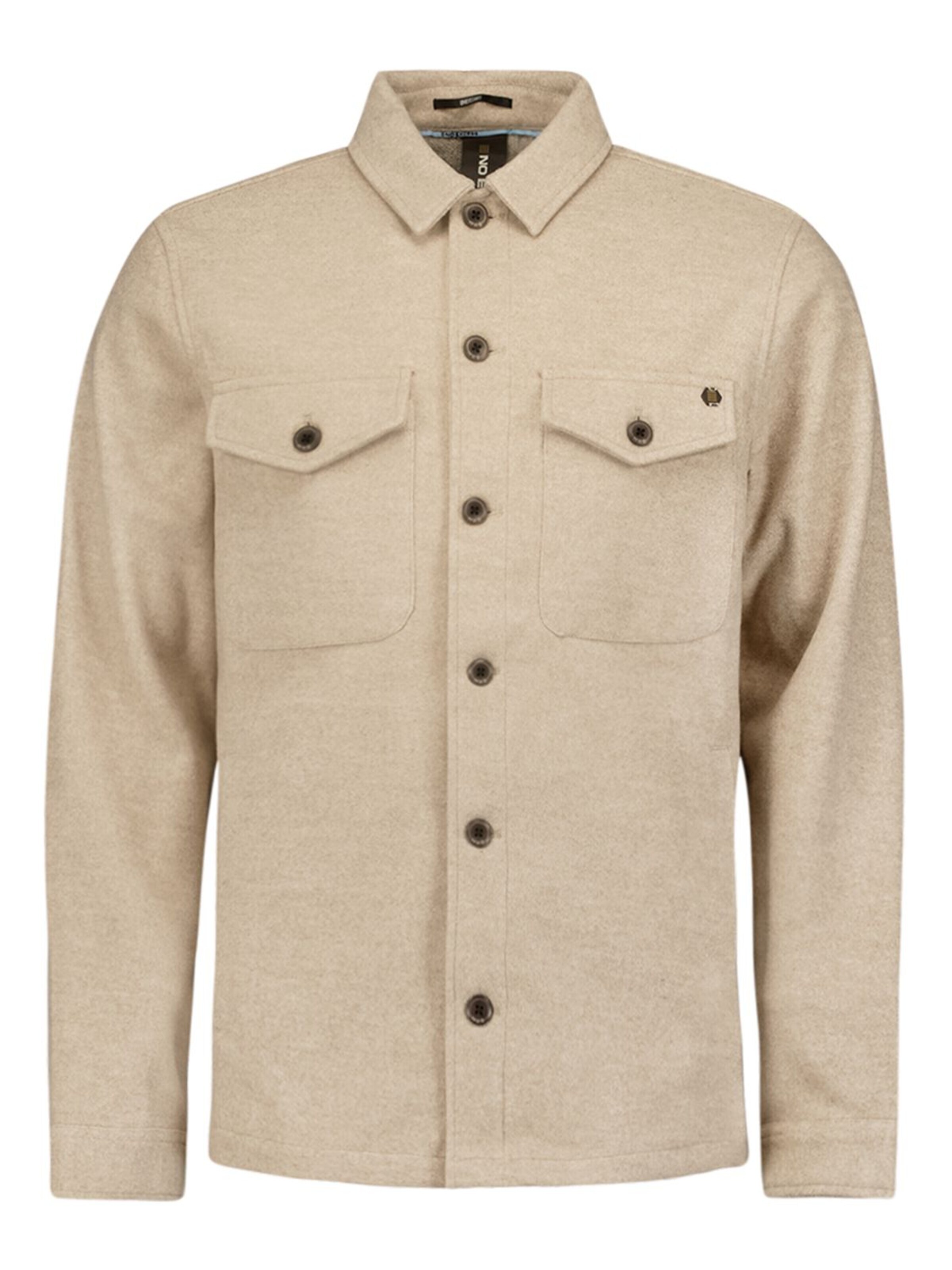 No Excess Tussenjas in Beige: voorkant