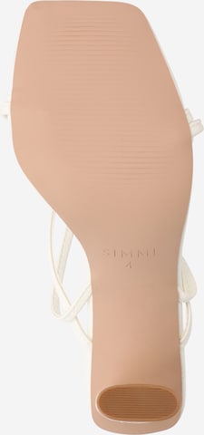 Simmi London Sandalen met riem 'JAMILAH' in Wit