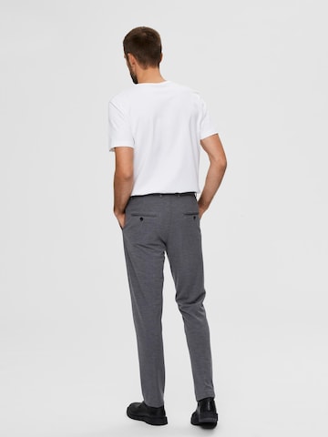 SELECTED HOMME - regular Pantalón plisado en gris