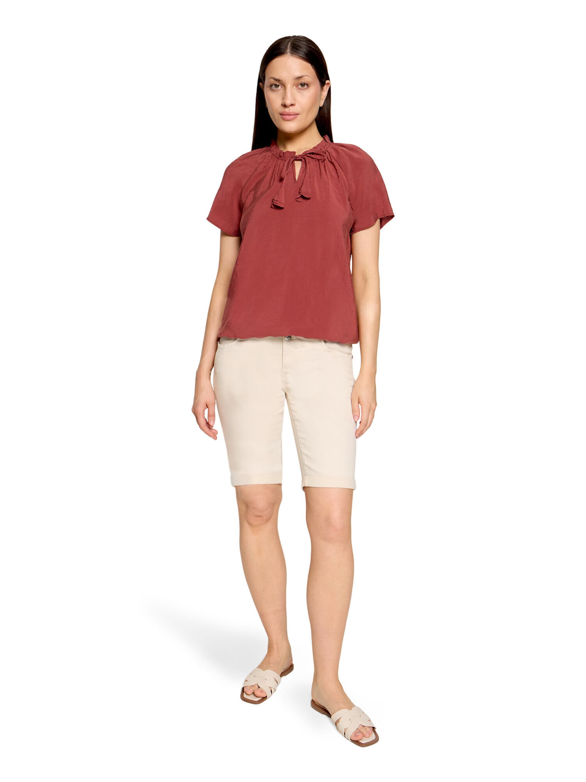 Cartoon Blouse in Bruin
