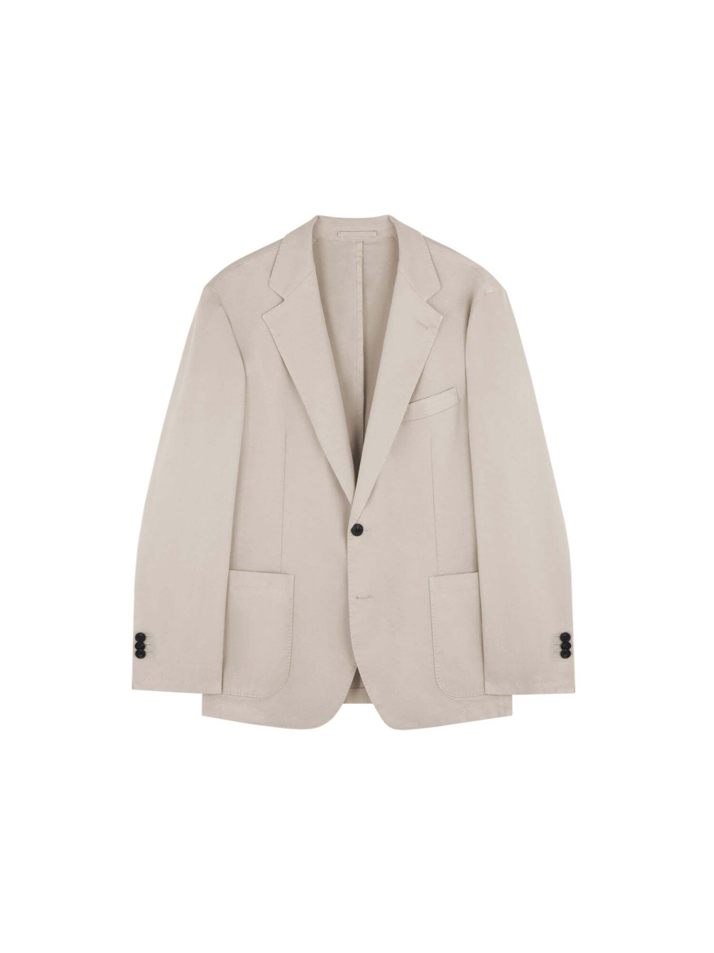 Regular fit Giacca da completo ' ' di Scalpers in beige: frontale