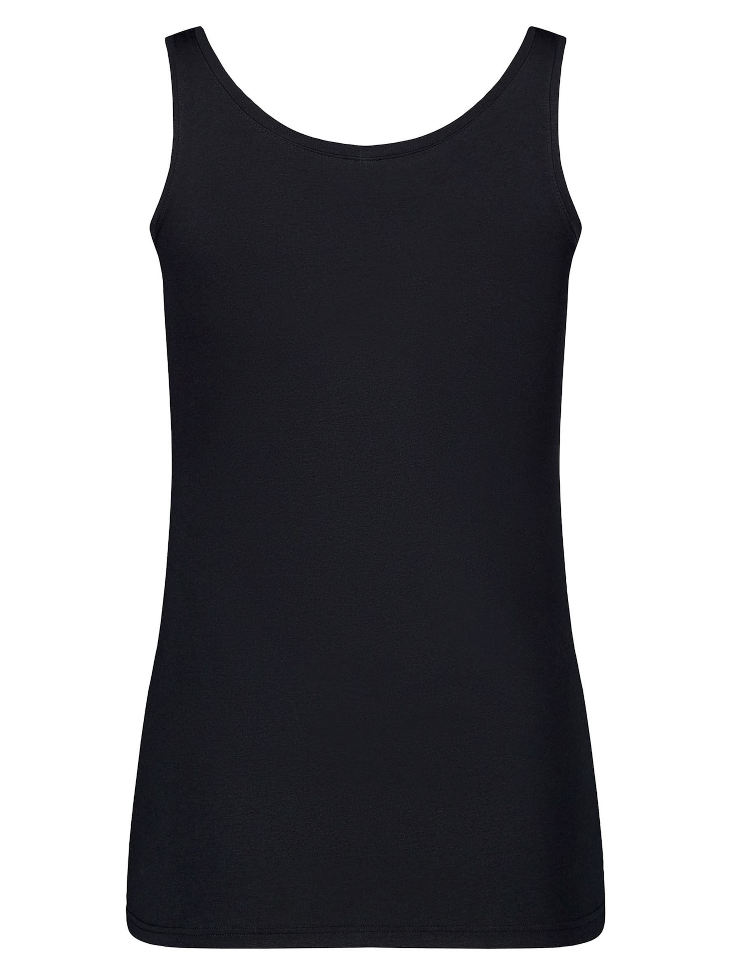 Haut ' Cotton Essentials ' Skiny en noir