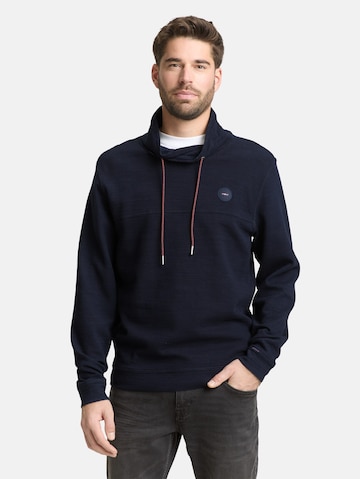 TOM TAILOR Sweatshirt in Blauw: voorkant