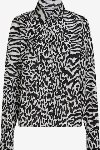 juoda Karl Lagerfeld Palaidinė: priekis