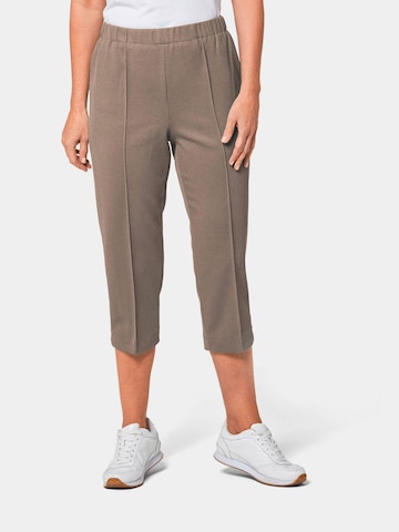Goldner Regular Broek in Beige: voorkant