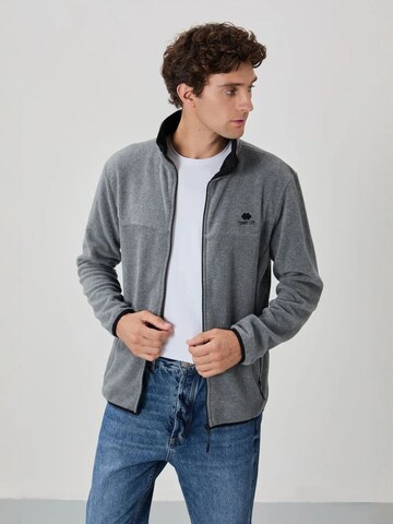 Giacca di pile di Tommy Life in grigio
