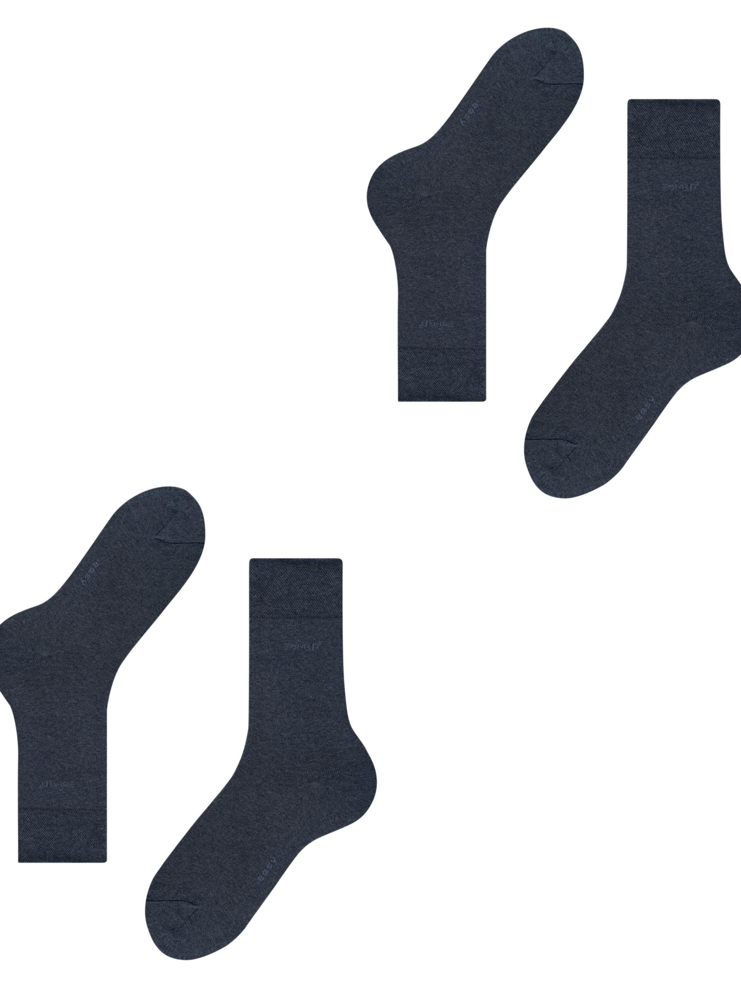 ESPRIT Socks 'Basic Easy 2-Pack' in Blue