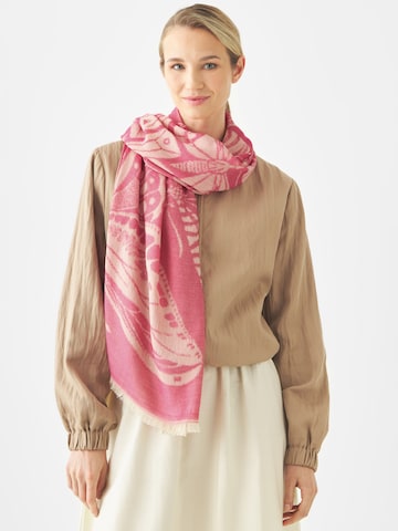 Écharpe CODELLO en rose : devant