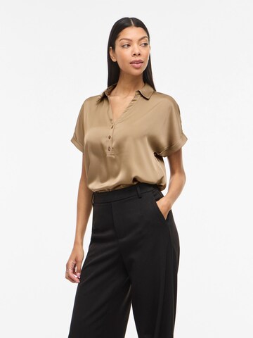 VILA Blouse 'VIEnna Ravenna' in Beige: front