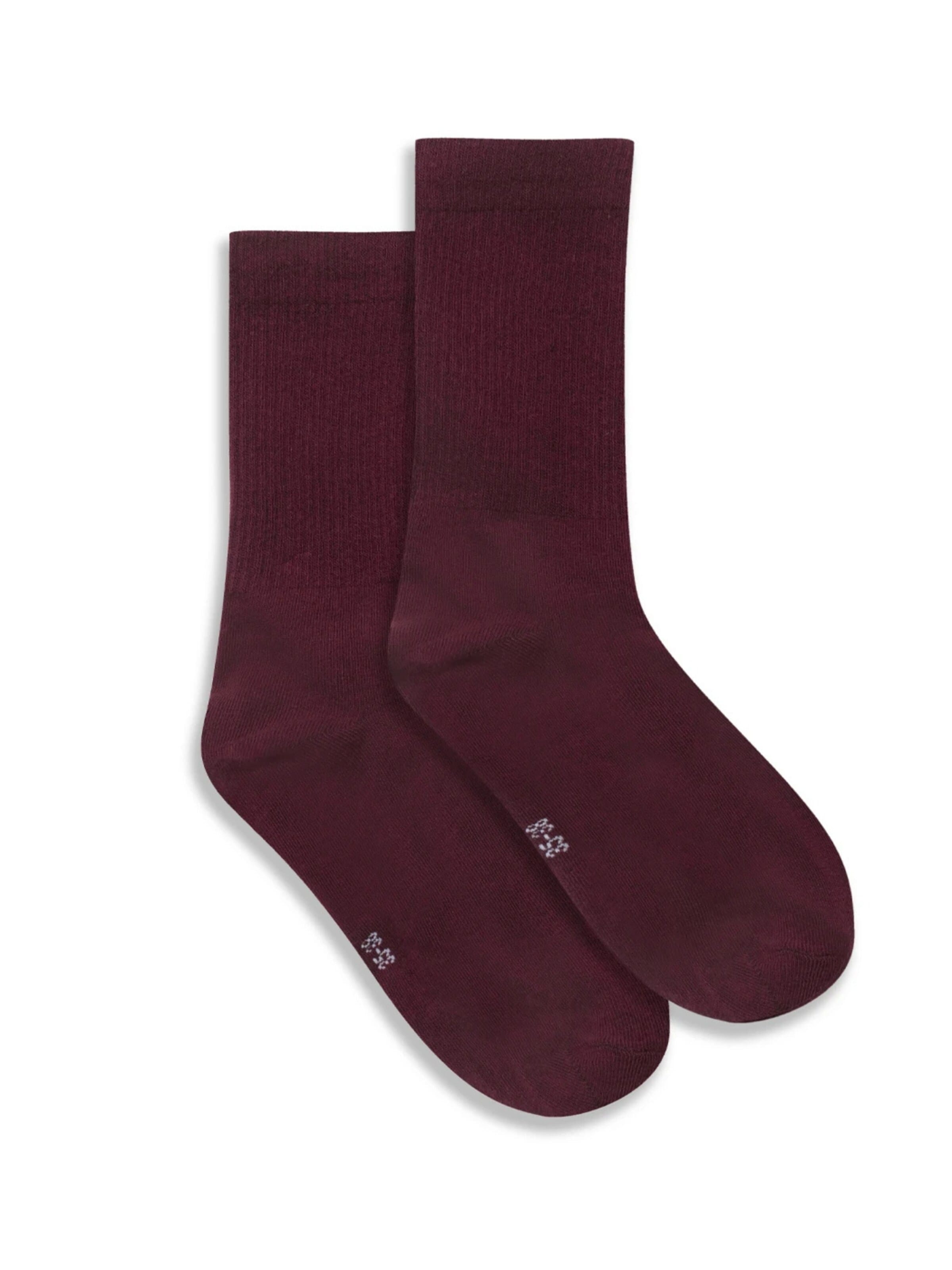 cfab (formerly creamy fabrics) - Calcetines 'Lange Sportsocken | 4er Pack' en rojo