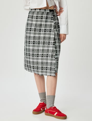 Koton Rok in Grijs: voorkant