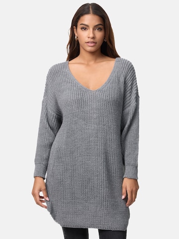 Elara Pullover i grå: forside