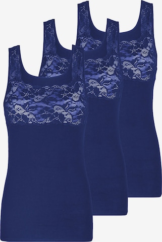 Nina von C. Undershirt 'Fine Cotton' in Blue: front