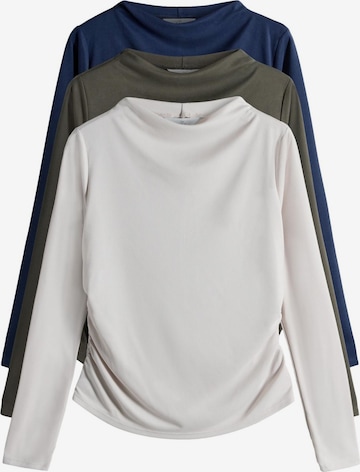 T-shirt The Set en bleu : devant