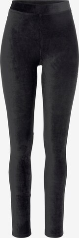 Skinny Leggings de la LASCANA pe negru: față