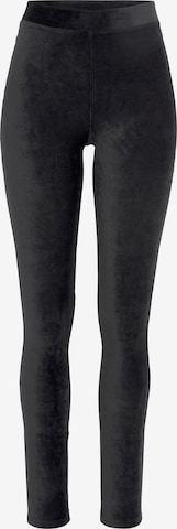 Skinny Leggings de la LASCANA pe negru: față