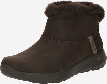 Botine 'ON-THE-GO JOY - COZY DREAM' de la SKECHERS pe maro: față
