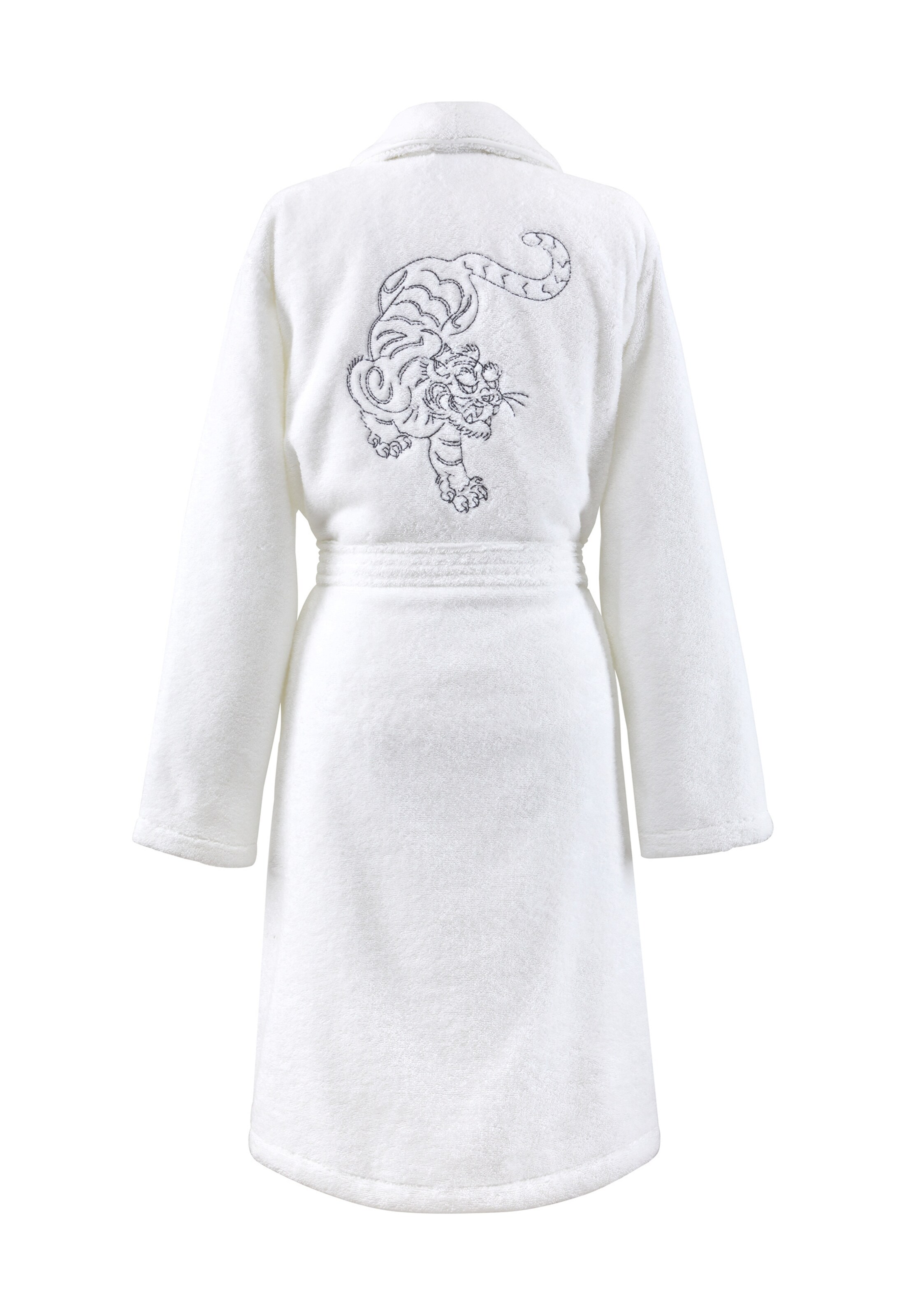 Kenzo Home Long Bathrobe in White