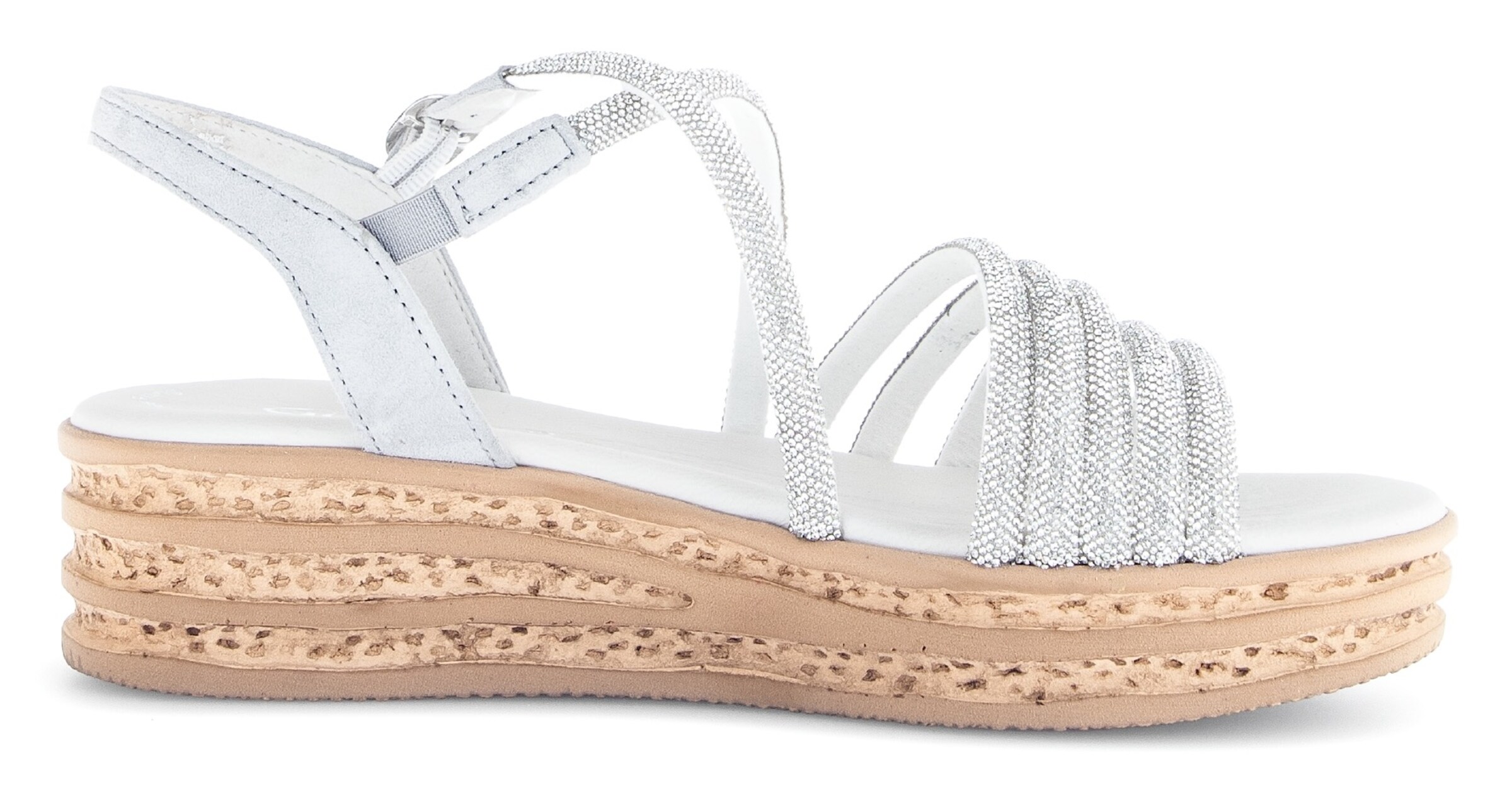 GABOR Sandale in Silber