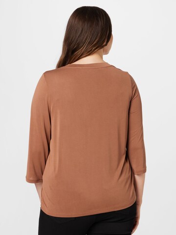 Vero Moda Curve Shirt 'EVABIA' in Brown