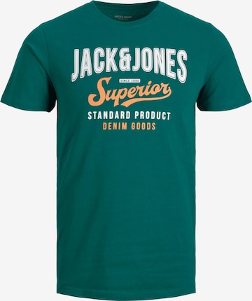 JACK & JONES T-Shirt in Grün: predná strana