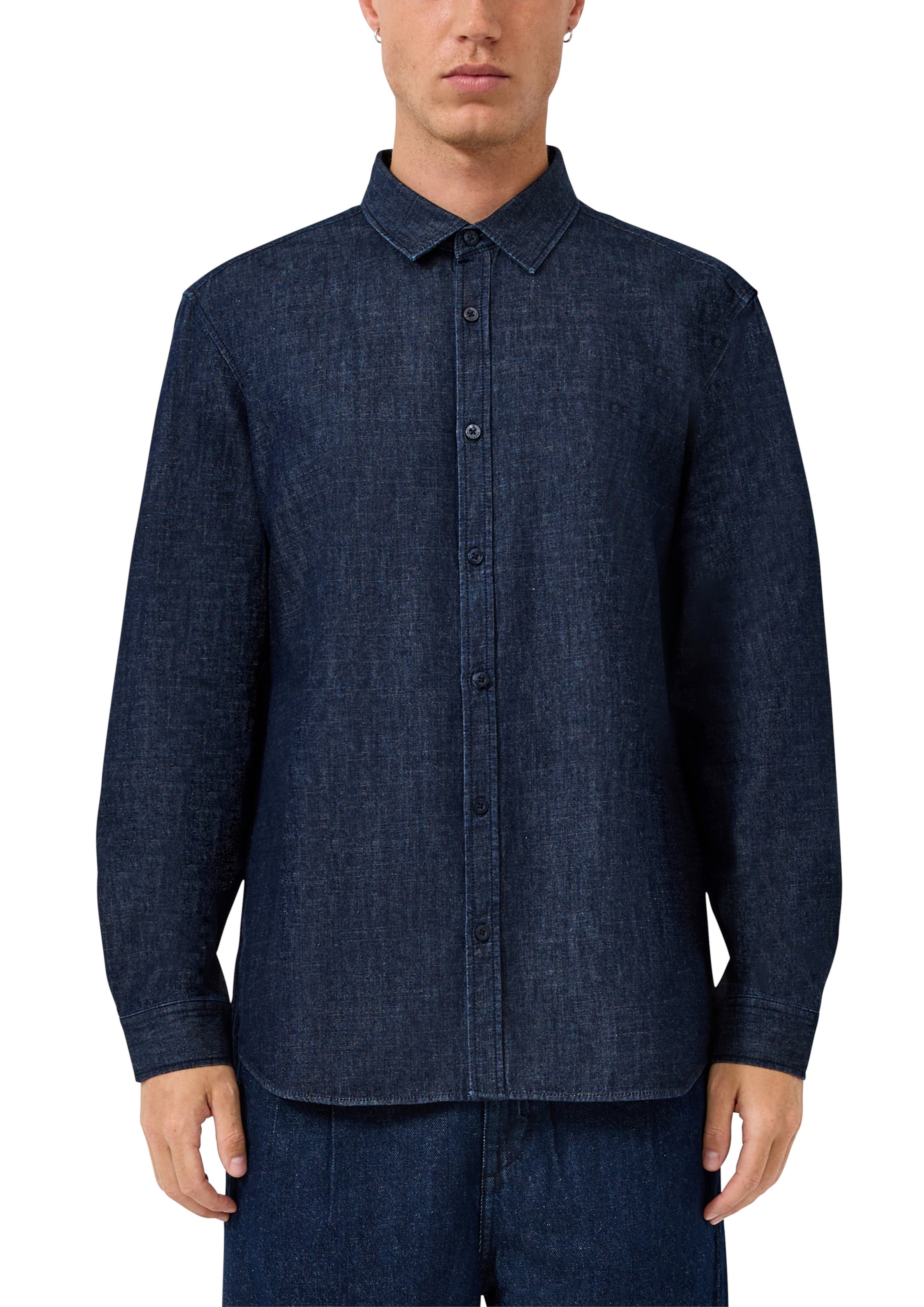 Coupe regular Chemise QS en bleu