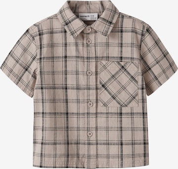 Coupe regular Chemise NAME IT en gris : devant