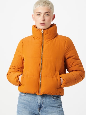 ONLY Winter Jacket 'Dolly' in Yellow: front