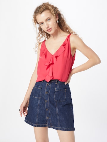 Wallis Bluse i pink: forside