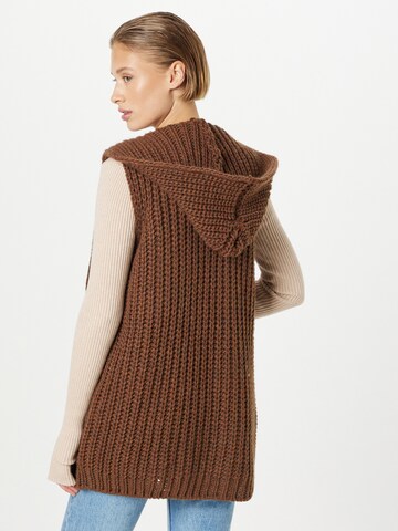 Cardigan Cartoon en marron