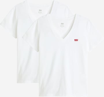 LEVI'S ® Shirt 'Perfect V-Neck Tee (2-Pack)' in White: front