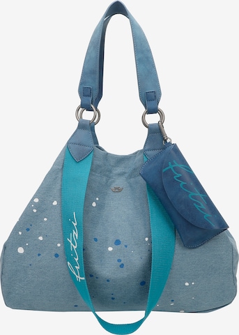 Fritzi aus Preußen Shoulder Bag 'Izzy' in Blue: front