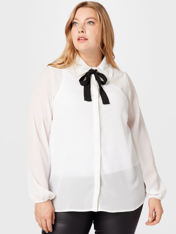 ONLY Carmakoma Bluse 'GERRY' in Weiß: Vorderseite