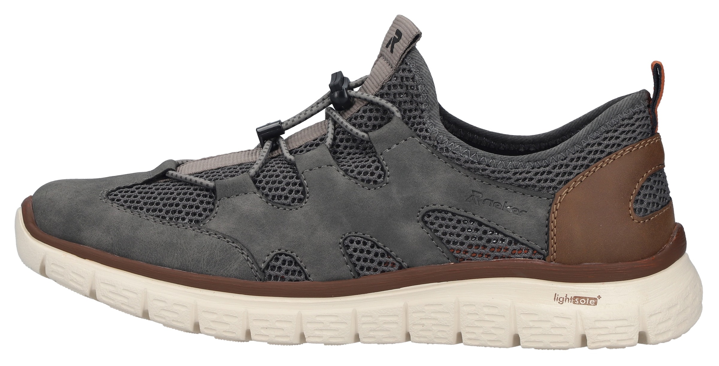 Rieker Slip-Ons in Grey