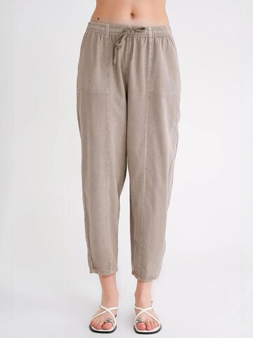 MixRay - Folgado Calças em bege: frente